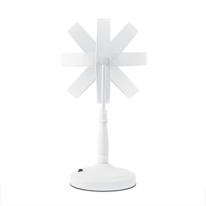 Zadro 9" Round LED Makeup Mirror with Lights and Magnification 5&10X/1X AA Battery Operated Swivel Lighted Makeup Mirror