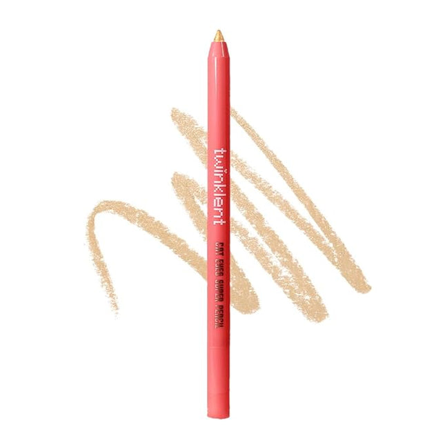 Cat Eyes Super Pencil – Korean & K-Beauty Inspired Vegan Eyeliner | Waterproof, Long-Lasting, Smudge-Proof Makeup for Idol K-pop Looks (Twinkle Gold)