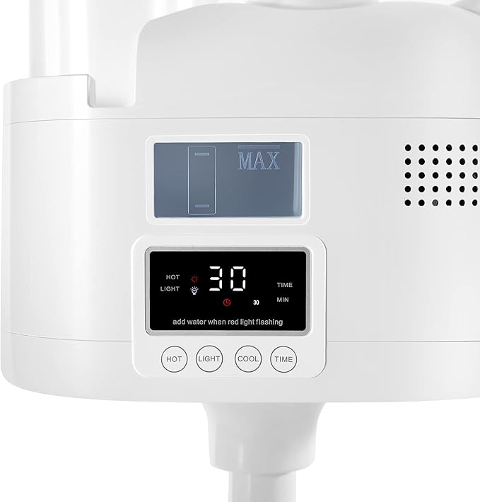 Professional 3 in 1 Facial Steamer Upgrade Esthetician Steamer with hot & Cold Nozzle 5X LED Magnifying Lamp Beauty Salon Spa