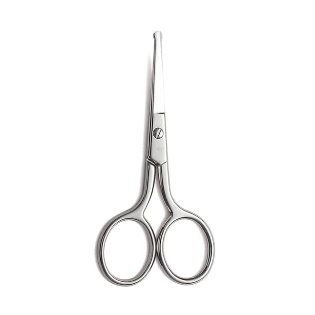 LIVINGO Premium Manicure Rounded Tip Scissors Multi-purpose Stainless Steel Cuticle Pedicure Beauty Grooming Kit for Nail, Eyebrow, Eyelash, Dry Skin, Nose Hair 3.5 inch
