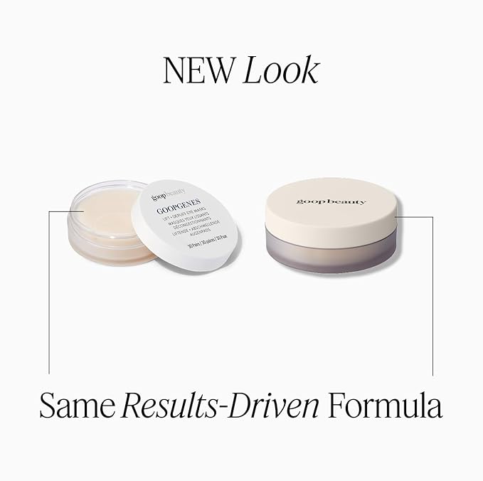 goop Beauty Eye Masks for Puffy Eyes | Under Eye Patches for Dark Circles | VEOCEL Lyocell Masks in Niacinamid Serum | Improves Crows Feet, Fine Lines, & Wrinkles | Paraben & Silicone Free | 30-Pack