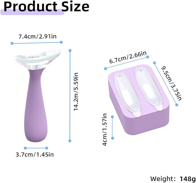 Ice Roller for Face Neck and Eyes, Ice Face Roller Massager for Women, Ice Roller Skin Care Tools, Skin Care for Dark Circles, Puffiness, Wrinkles