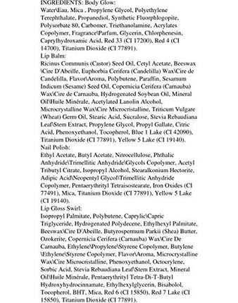 Lip Smacker Pink Lemonade Glam Bag Makeup Set for Girls | Lip Balm, Lip Gloss, Nail Polish, & Lotion | Christmas Make Up Collection | Holiday Present | Gift for Girls | Set of 4