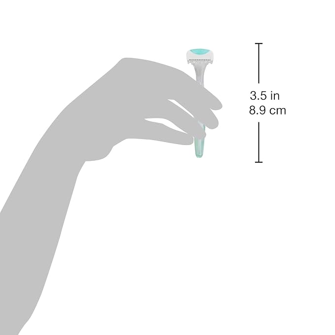 About Body Bikini Shavers - 3 Gentle Beauty Groomers, Japanese Steel Razor Ideal for Shaving, Exfoliating and Trimming Intimate Areas, Skin-Soothing Aloe Moisture Pad Gently Glides Along Skin