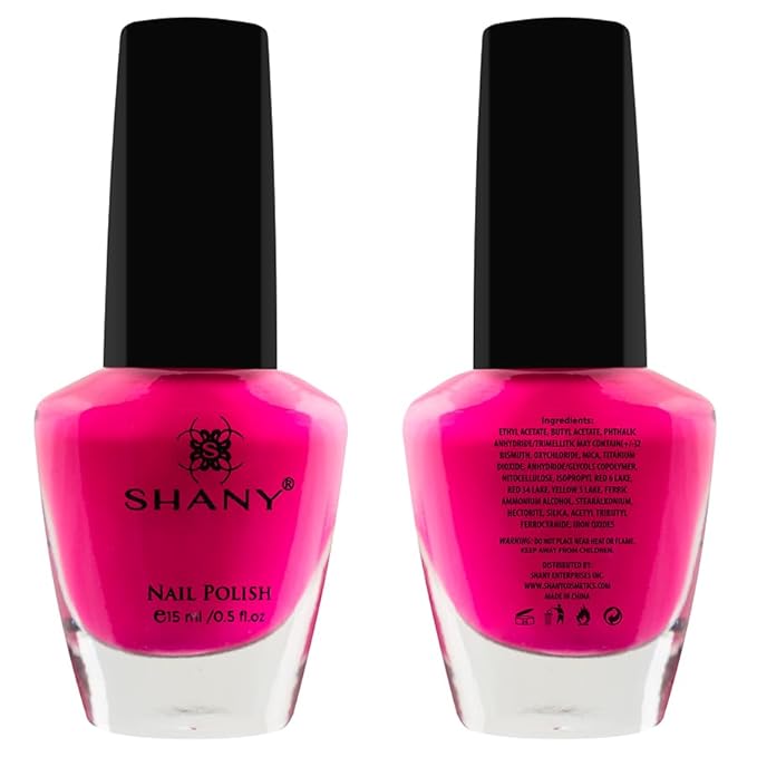 SHANY Cosmopolitan DIY Nail Polish set - Nail Lacquer Quick Dry, Full Size, Vibrant, Colorful, Trendy, Glitter, Glossy, Metallic, Matte Nail Art Nail Shades - 24 Colors Nail Polish Bulk