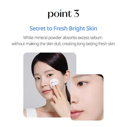 Etude Sebum Soak Pact | Facial Oil Control and Soft Skin with This Mineral Powder That Absorbs Sebum for a Matte Face | Korean Makeup, KBeauty, Perfect for Gift