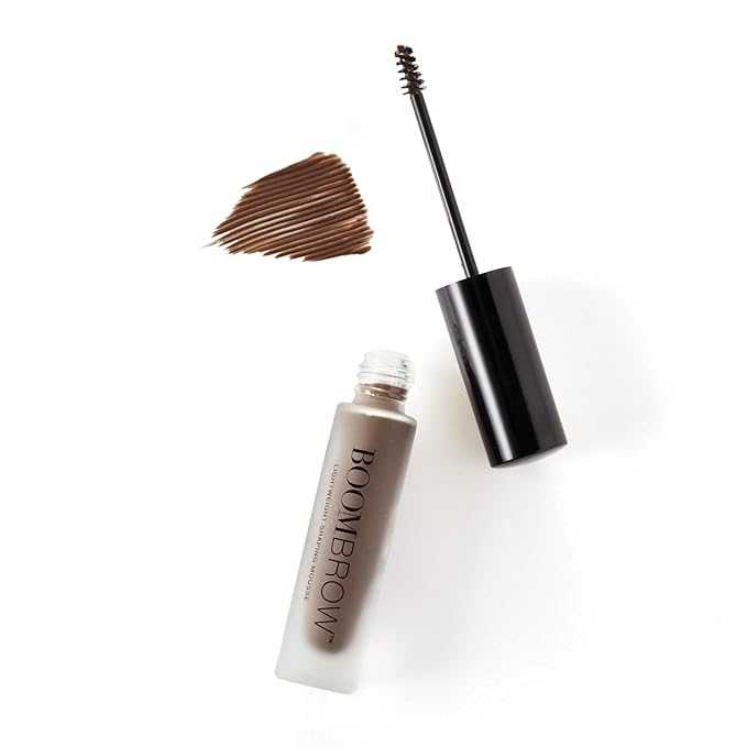 Boom Brow ™ Easy-to-Apply Lightweight Brow Mousse, Moisturizing, Subtle Definition, Volume, Shape & Color Enhancement, Boom Beauty By Cindy Joseph Cosmetics - (Medium Brown)