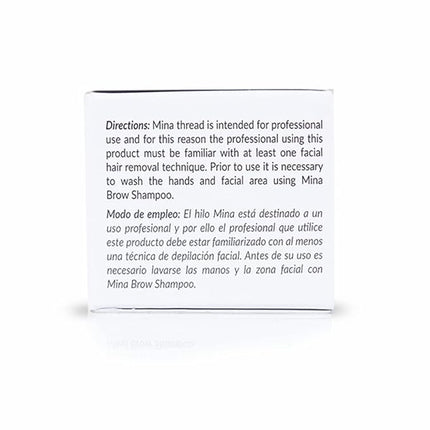 MINA iBROW Thread 1 Spool X 300m | Eyebrow Organic Cotton Thread |Tool for Upper Lip Chin Forehead Ibrow Hair Removal | for Perfect Eyebrow Sculpting | Pack of 6