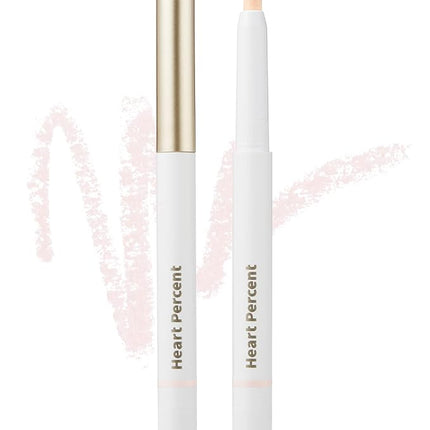 Heart Percent Dote On Mood Lip Liner Pencil, Long-Lasting Creamy Lip Crayon Smooth Lipliner Retractable Lipstick Overlip Line Color 0.8g, #11. Soft Glow