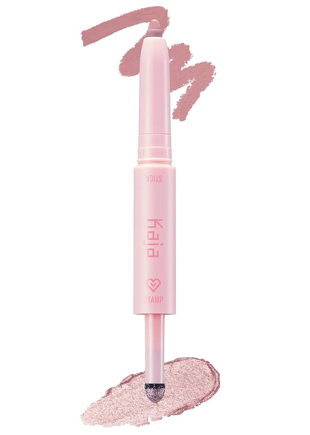 Kaja Eyeshadow - Wink Dazzle 05 Petal Prism (Matte) | Glitter, Smudge Proof, Creamy Formula, Vegan, Cruelty-Free, Creamy, Blendable, High Pigmentation Shimmer Stick, Long Lasting, Waterproof