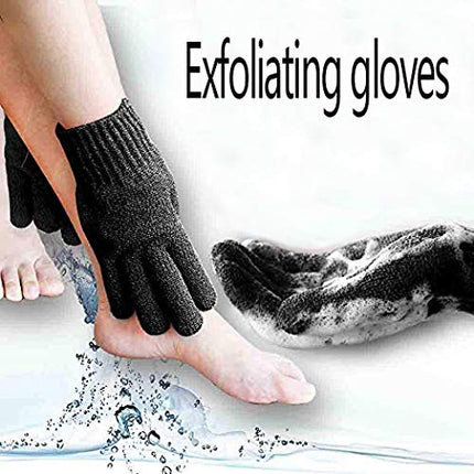 Self Tanning Mitt Set Includes Self Tanner Mitt Mini Tanning Glove Treatment Details Exfoliating Glove Self Tanner Back Applicator with Handles for Even, Streak-Free Glow