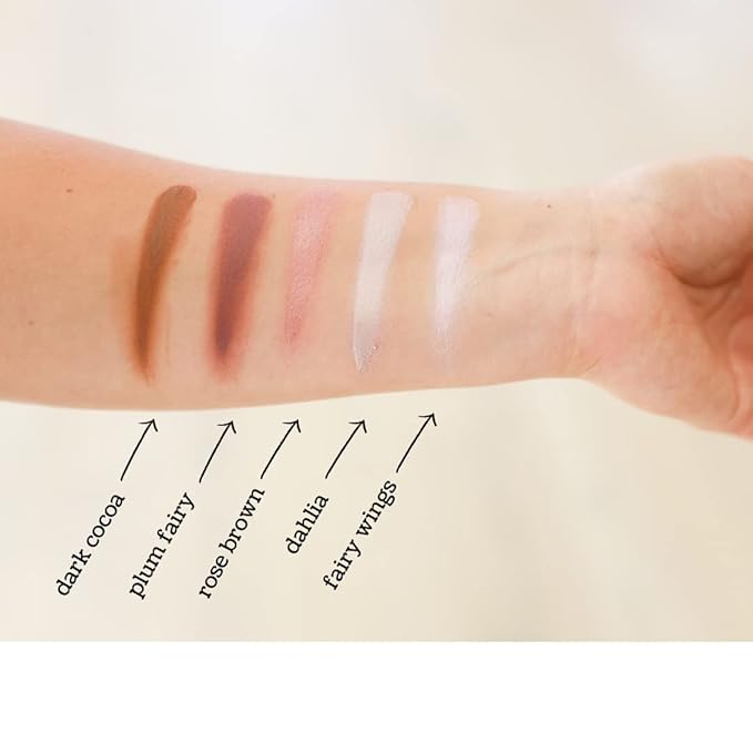 Lauren Brooke Cosmetiques Cream Eyeshadow | Natural Organic Eye Makeup, Richly Pigmented Creme Eyeshadow For Women (Fairy Wings Shimmer)