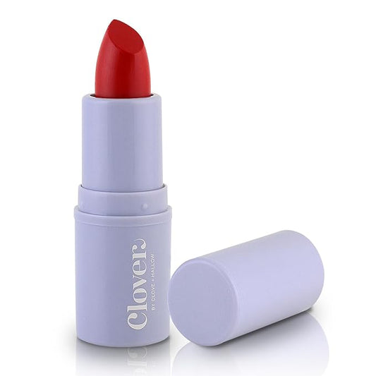 Clover Comfy Matte Lipstick | Non Drying, Moisturizing & Lightweight, High Pigmented Lipstick | Cruelty-Free & Vegan Lip Makeup | Shade - Retro