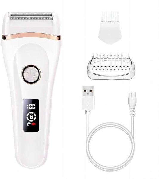 Legs Shaver, Womens Facial Hair Shaver with LED Lights, Can Painlessly Remove Body Hair