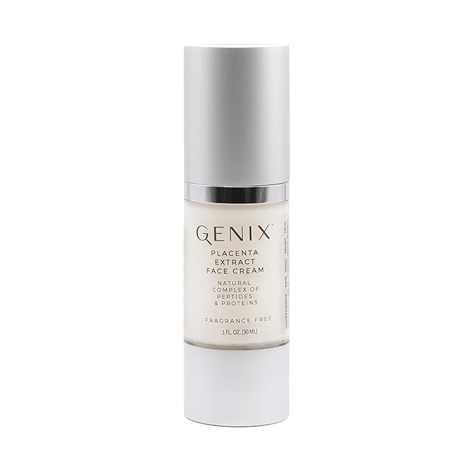 GENIX Beauty Face Cream - Anti-Aging, Anti-Wrinkle, Vitamin C & Firming Moisturizer, Clinically Proven Skincare to Hydrate, Repair, and Restore Skin. Fragrance-Free, for All Skin Types - 1 FL OZ