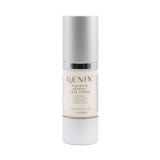 GENIX Beauty Face Cream - Anti-Aging, Anti-Wrinkle, Vitamin C & Firming Moisturizer, Clinically Proven Skincare to Hydrate, Repair, and Restore Skin. Fragrance-Free, for All Skin Types - 1 FL OZ