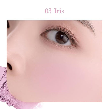 Dasique Blending Mood Cheek 05 Violet Knit l Vegan, Cruelty-Free l 4 Blendable Shades in Lightweight, Long-lasting, Smooth Powder