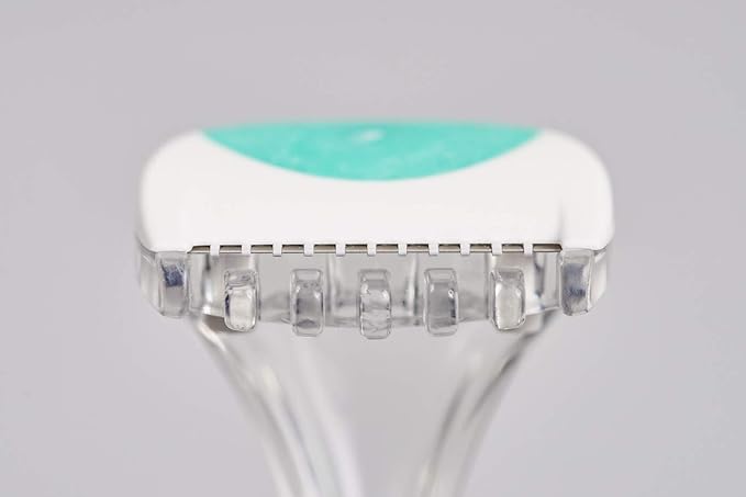 About Body Bikini Shavers - 3 Gentle Beauty Groomers, Japanese Steel Razor Ideal for Shaving, Exfoliating and Trimming Intimate Areas, Skin-Soothing Aloe Moisture Pad Gently Glides Along Skin