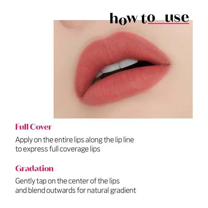 ETUDE Fixing Tint #15 Woody Pink (4g) | Long Lasting High Pigmented Liquid Lipstick | Waterproof Lightweight Matte Finish Lip Stain | Full Coverage | Korean Makeup, Kbeauty
