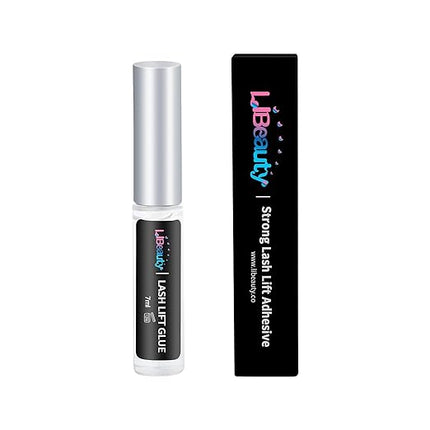 Libeauty Lash Lift Glue, Eyelash Lift Adhesives Lash Perm Glue Strong Sticky Eyelash Lifting Gel for Lash Perming or False Eyelashes Dissolves Quickly in Water