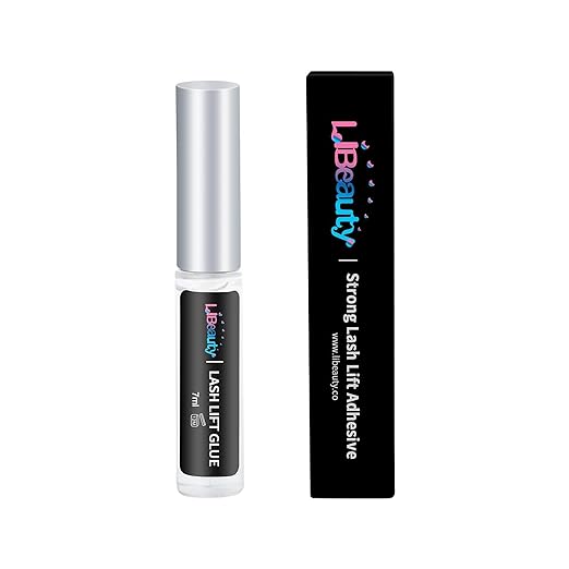 Libeauty Lash Lift Glue, Eyelash Lift Adhesives Lash Perm Glue Strong Sticky Eyelash Lifting Gel for Lash Perming or False Eyelashes Dissolves Quickly in Water