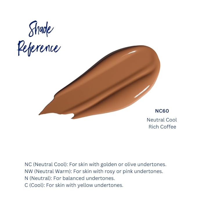 Best Bronze Bombshell Body Makeup - Tattoo Cover Up Makeup & Body Foundation Waterproof - Tattoo Concealer Waterproof for Scars, Varicose Veins Cover Up & Leg Foundation (NC60 Rich Coffee)