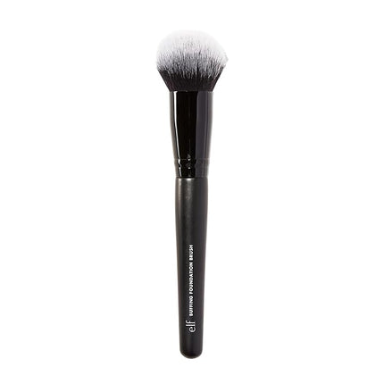 e.l.f. Buffing Foundation Brush, Tapered Makeup Brush For A Seamless-Looking Finish & Even Coverage, Vegan & Cruelty-Free