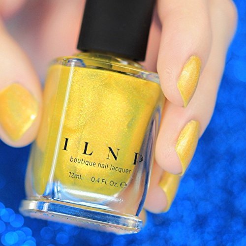 ILNP Funshine Smoothie - Bright Yellow Holographic Nail Polish