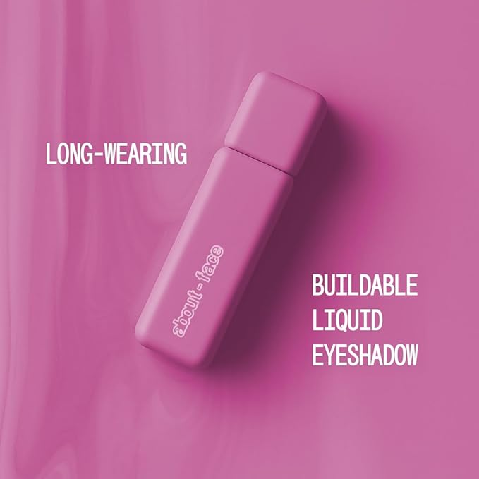 about-face Matte Fluid Eye Paint Dionysus – High-Pigment Liquid Eyeshadow, Long-Lasting, No-Budge Matte Finish, Vegan & Cruelty-Free (Soft Orchid)