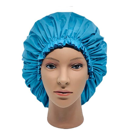 ELEBOX Premium Collection Super Jumbo Shower Cap Blue