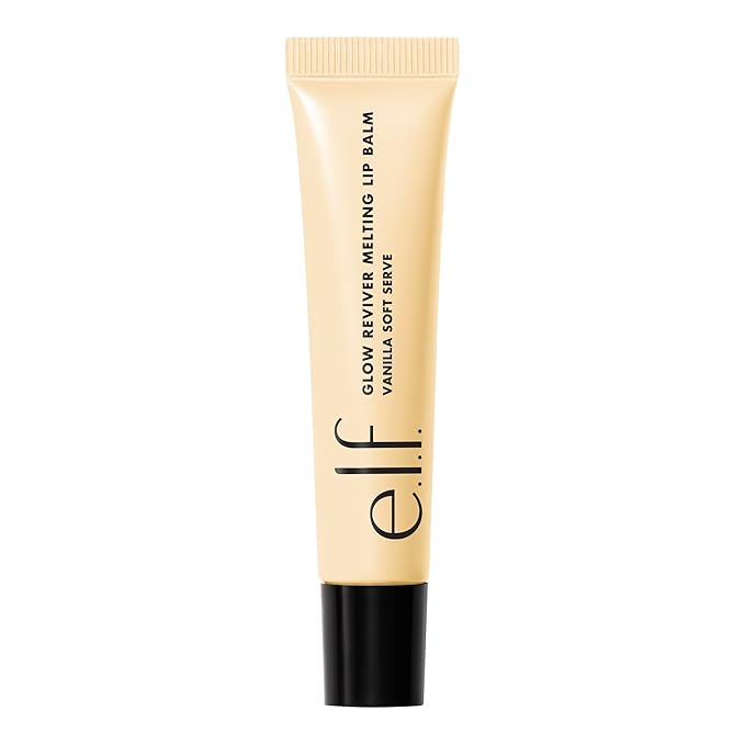 e.l.f. Glow Reviver Melting Lip Balm, Hydrating Tinted Lip Balm For A Glossy Finish & Soft, Supple Lips, Vegan & Cruelty-Free, Vanilla Soft Serve