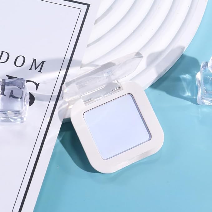 Kaely Pressed Single Eyeshadow Makeup, Light Blue Monochrome Matte Eye Shadow for Older Women, Neutral Powder Eyeshadow Palette Pigmented Waterproof, sombras para ojos, Lightweight Blendable, 22