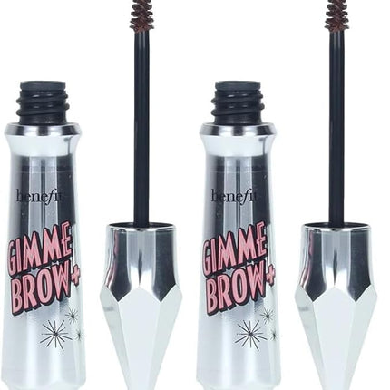 Benefit Gimme Brow Volumizing Fiber Gel - 3.5 Warm Auburn Brown Women Eyebrow Gel 0.1 oz (Pack of 2)