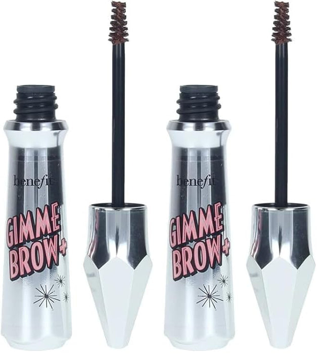 Benefit Gimme Brow Volumizing Fiber Gel - 3.5 Warm Auburn Brown Women Eyebrow Gel 0.1 oz (Pack of 2)