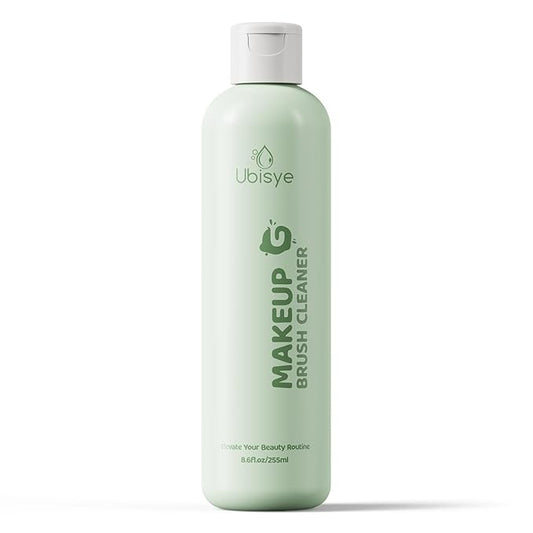 Makeup Brush Cleaner, Make Up Brush Cleaner Solution, Makeup Sponge Cleaner for Brushes, Powder Puff, Brush Shampoo for Deep Cleaning, Gentle Formula & Cruelty Free 8.6 Fl Oz