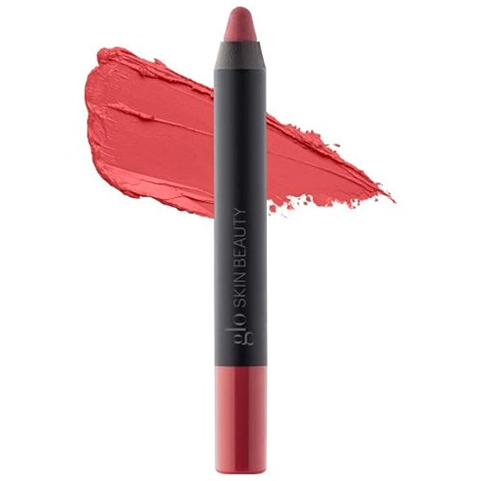 Glo Skin Beauty Suede Matte Lip Crayon (Heirloom) - Longwearing Formula Stays On All Day, With Conditioning Shea Butter + Mango Seed Oil for a Velvety Smooth Finish