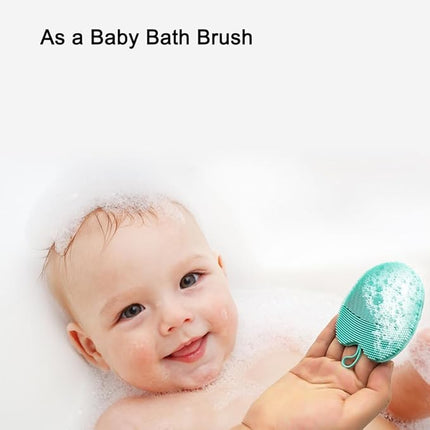 INNERNEED Soft Silicone Facial Cleansing Brush Set, Gentle Exfoliating and Massaging Face Scrubber Pad, Anti-Slip Design for Blackhead Removal and Skin Care (Pack of 3)