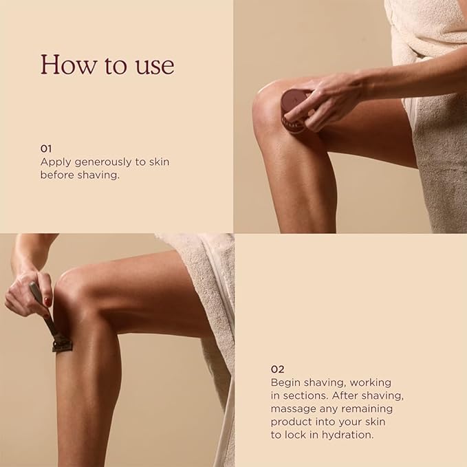 HANNI Shave Pillow, Shaving Gel for Women and Men, Hair Removal Products for Pubic, Body Hair or Legs, In-Shower/Waterless Razor, Travel Friendly Skin Care Moisturizer, Women's Grooming, 3 oz