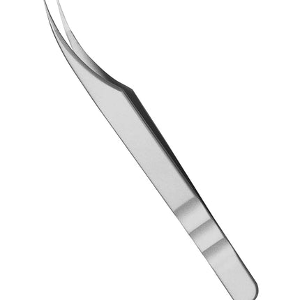 BEYELIAN Eyelash Extension Tweezers, Professional Lashes Tweezers for Make Fans, Curved Tip Stainless Steel JT08