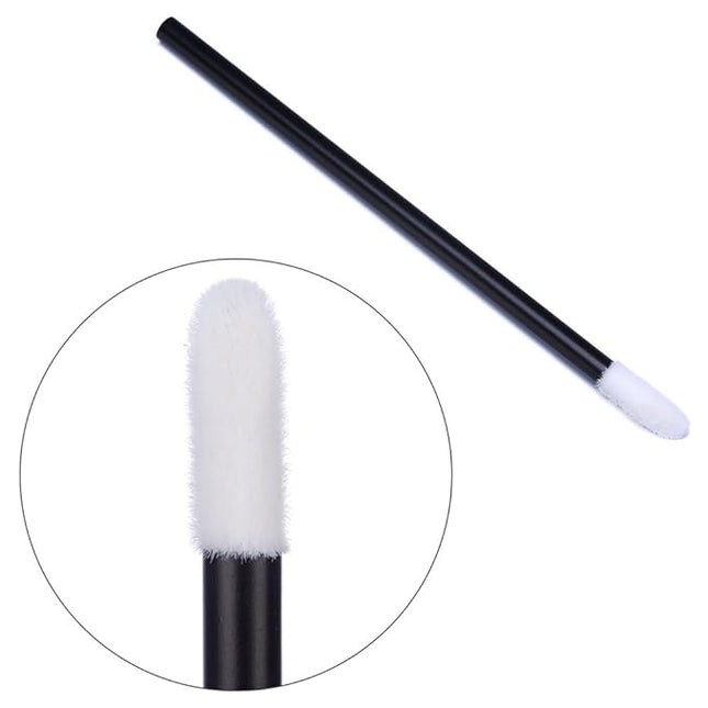 200 Pieces Disposable Lip Wands, Lip Brushes, Lipstick & Gloss Applicators Lint Free Makeup Applicator Brush Beauty Tool