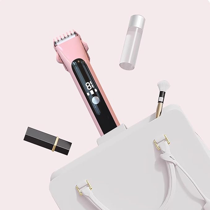 Dermave Bikini Shaver for Women, Bikini Trimmer for Women with Dual Head Shaver, Painless Wet & Dry Electric Razor for Smooth Bikini Line, Rechargeable & Portable,Purple