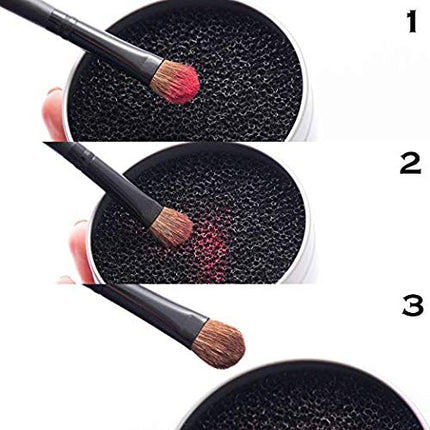 Makeup Brushes Cleaner Eye Shadow or Blush Color Removal Sponge Kit