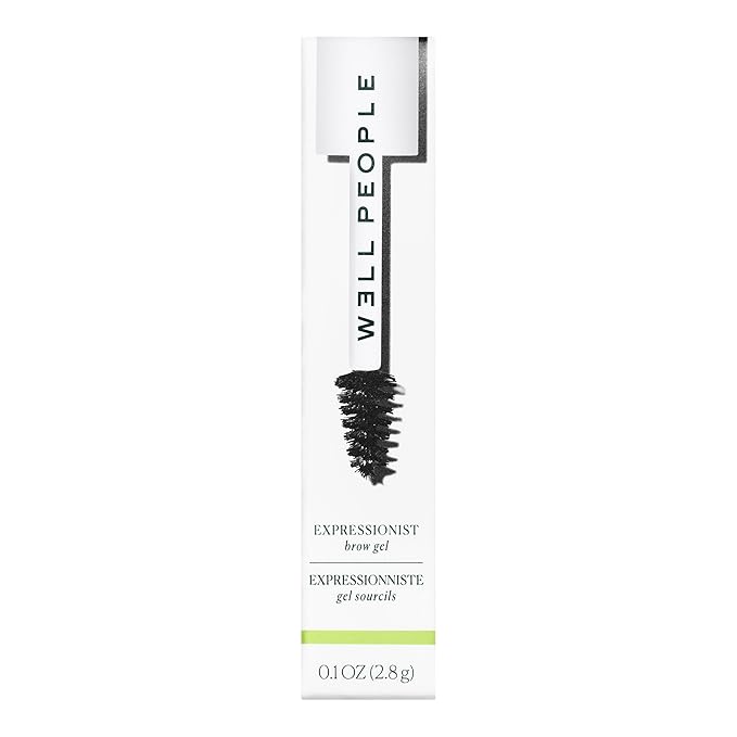 Well People Expressionist Brow Gel, Conditioning Gel For Thickening & Filling In Brows, Creates Fuller-looking Brows, Vegan & Cruelty-free, Black