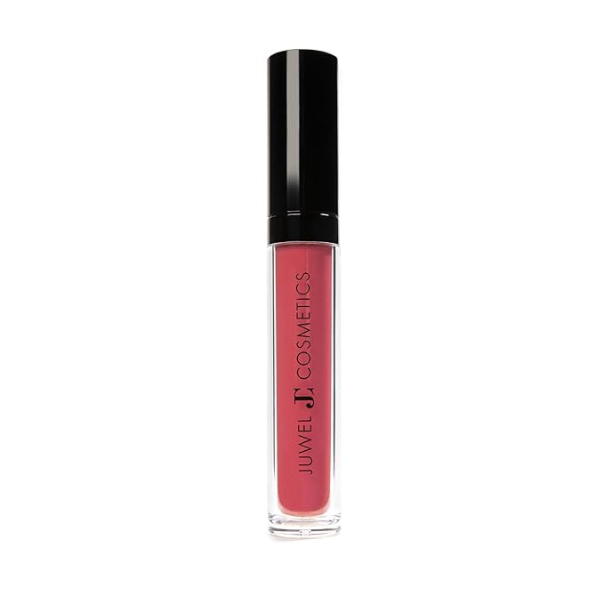 Juwel Cosmetics Luscious Matte Liquid Lipstick, Natural Long Lasting Lipstick with Avocado Oil & Kaolin Clay, Hydrating Mineral-Based Lip Color, Cruelty-Free & Lead-Free, Aspen