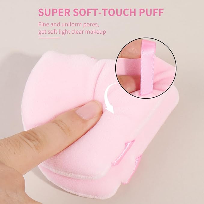 MAANGE 16PCS Makeup Brush Set Travel Makeup Brushes for Liquid Powder Contour Concealer Cream Cosmetics Blending Eyeshadow Eyeliner (Pink)