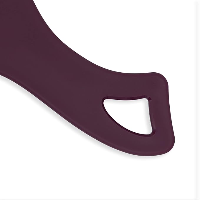 Zadro Large Hand Mirror with Handle Salon Mirrors for Hair Stylist, Big Handheld Mirror Makeup Mirror Wall Mounted Hang (1, Purple Garnet, Medium: 15" x 8")