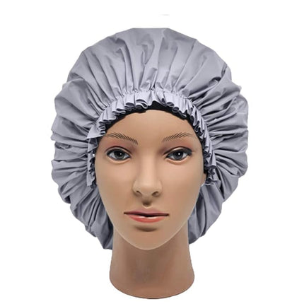 ELEBOX Premium Collection Super Jumbo Shower Cap Grey