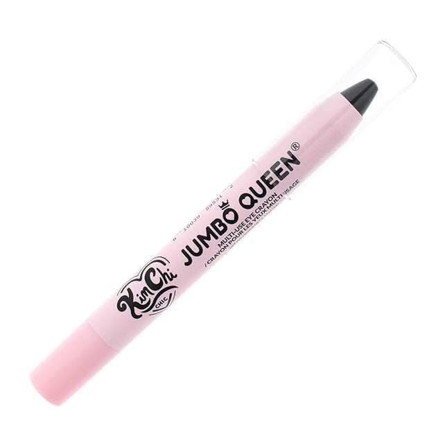 Kimchi Chic Beauty Jumbo Queen Eye Crayon, Multi-Use Eye Shadow Stick, Liner & Highlighter, Vitamin E–Infused, Long-Lasting, Blendable Formula, Cruelty-Free, Paraben-Free, 02 Black Sesame