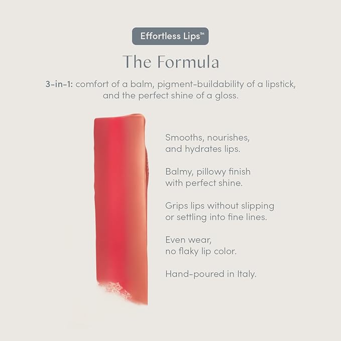 Effortless Lips 3-in-1 everyday sheer-buildable lip formula (Dahlia, 0.06oz)