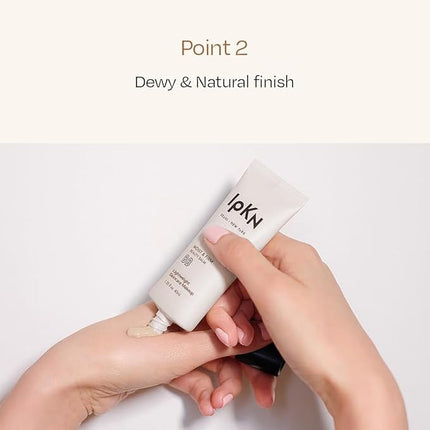 IPKN Moist & Firm BB Cream Light/Medium 40ml(1.35 fl.oz.) | Moisturizing, Buildable Coverage, Lightweight Foundation for All Skin Types, Flawless Natural Finish